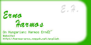 erno harmos business card